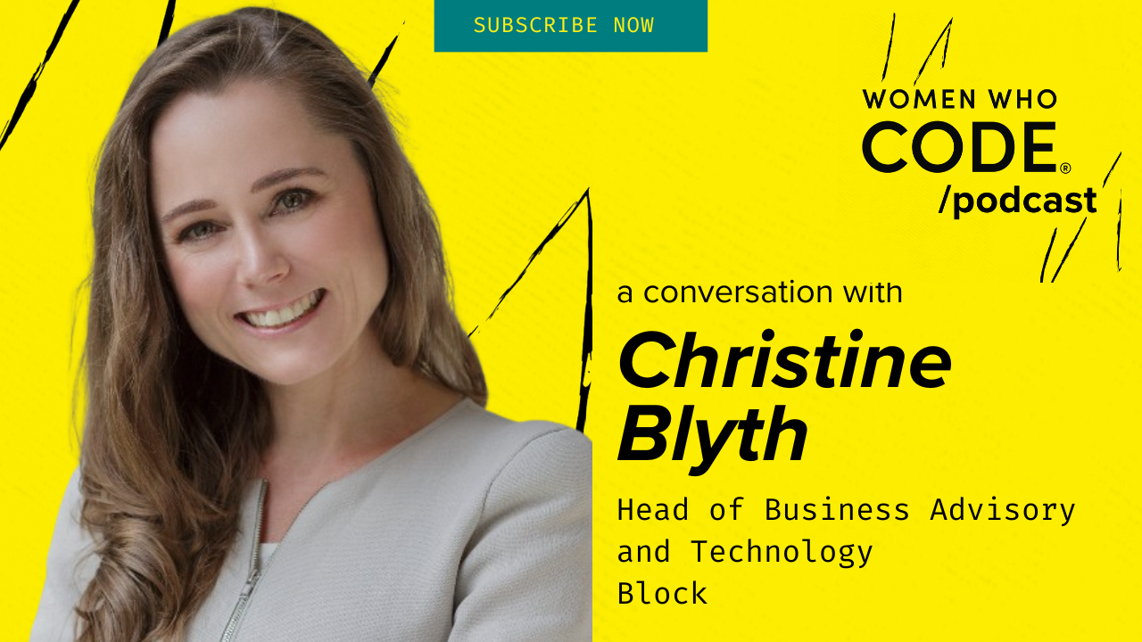 Featured image for Conversations #86: Christine Blyth, Head of Business Advisory and Technology for Block