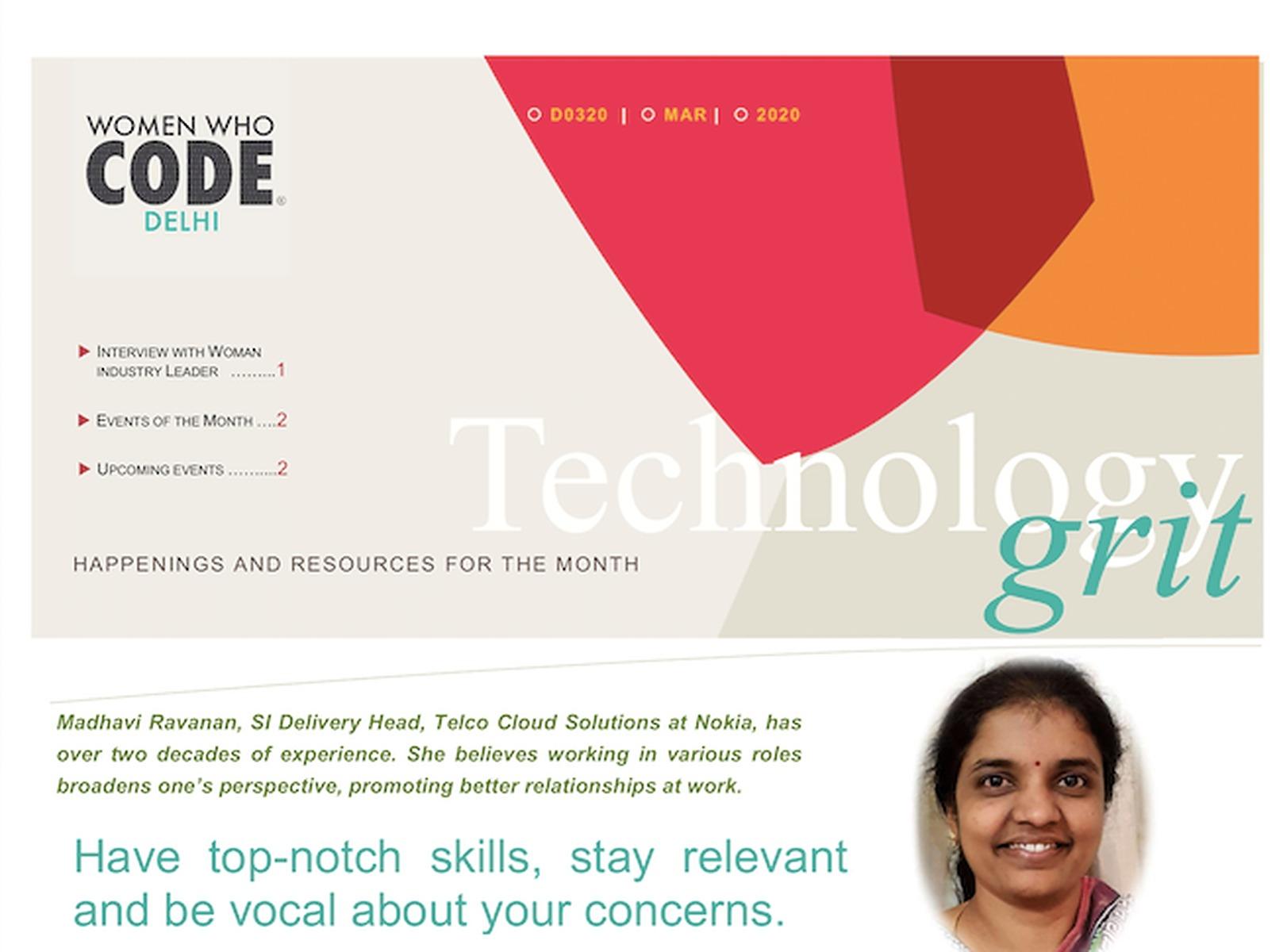 Featured image for March Technology Grit : Have Top Notch Skills, Stay Relevant, and Be Vocal