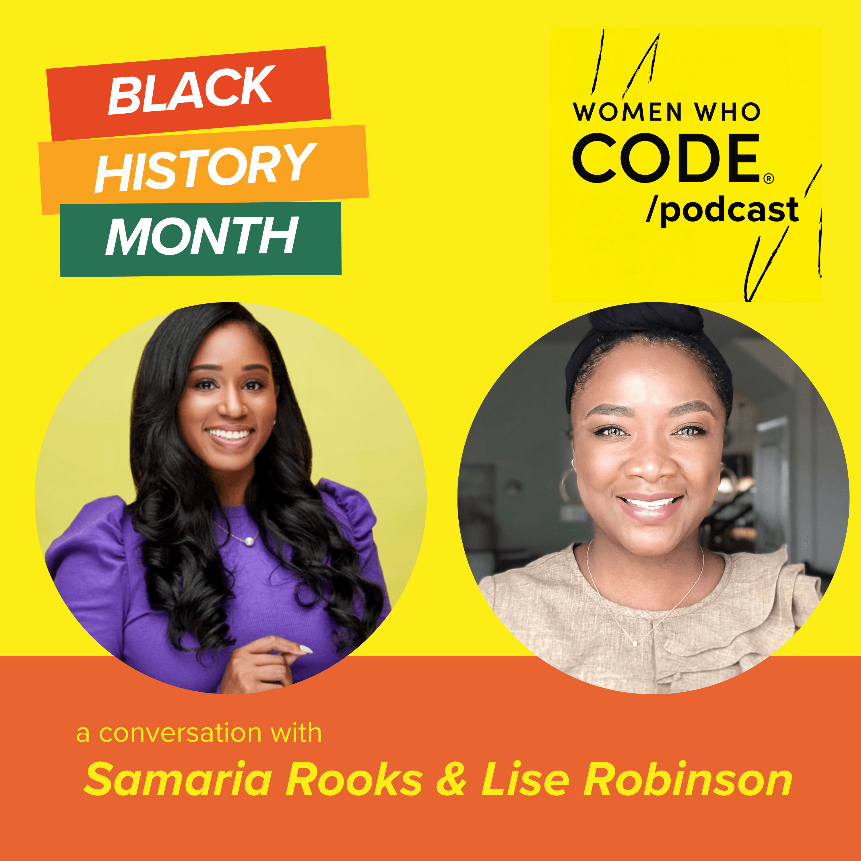 Featured image for WWCode Podcast #29 – WWCode Leaders Talk Black History Month