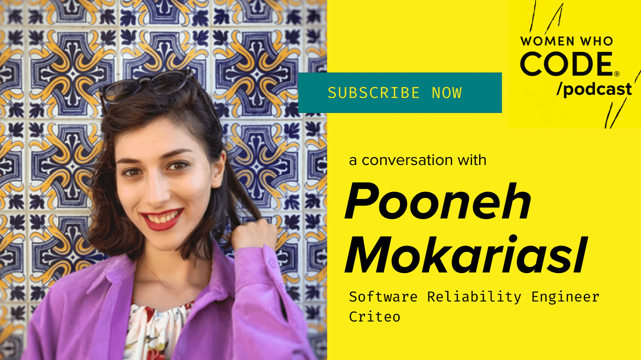 Featured image for WWCode Conversations #56: Pooneh Mokariasl, Site Reliability Engineer at Criteo